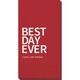 Bold Best Day Ever Guest Towels Image 3 of 6